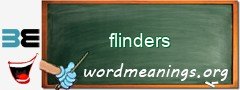 WordMeaning blackboard for flinders